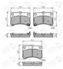 COMLINE ADB3801 Brake Pad Set, disc brake